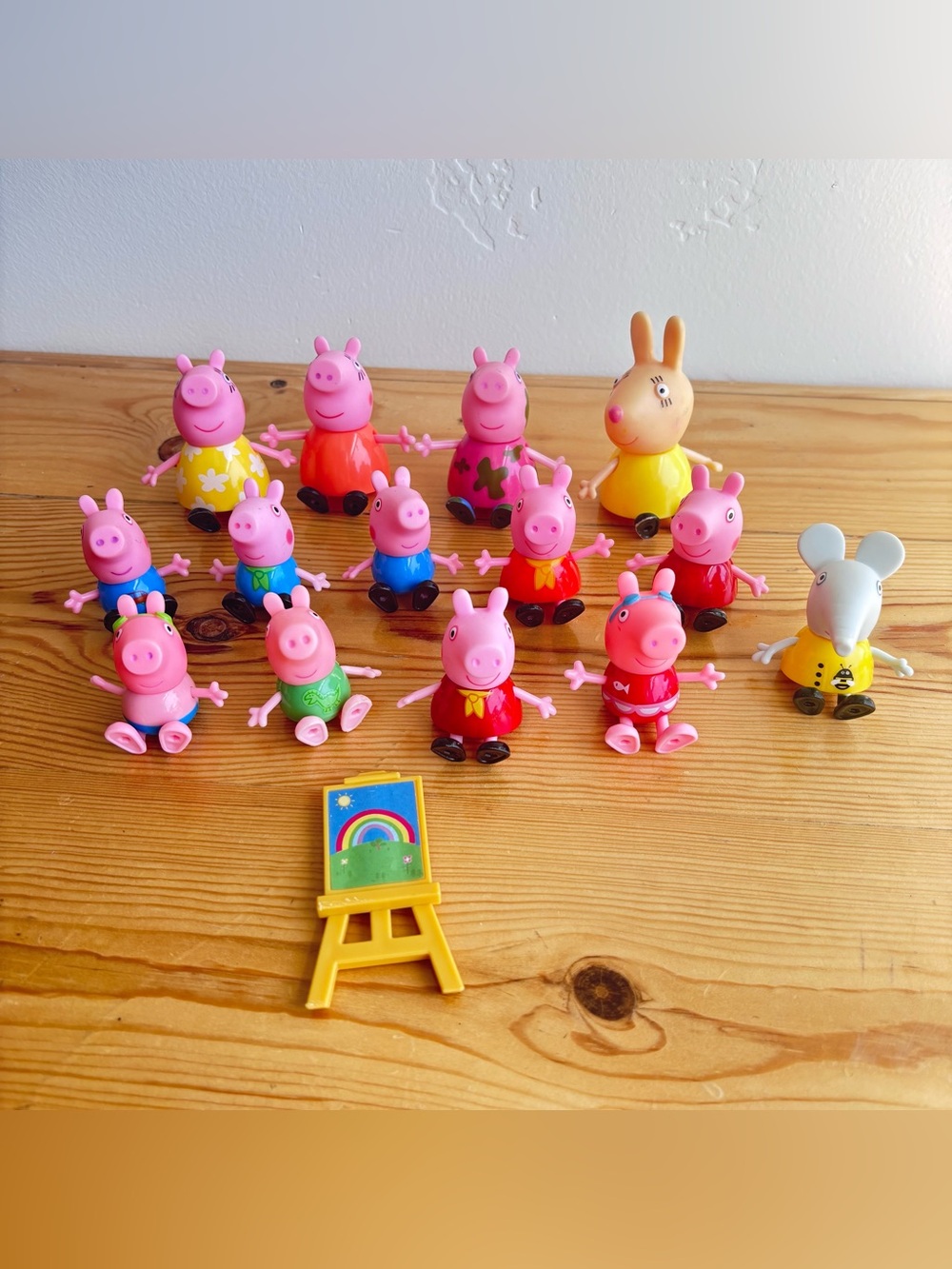 Lot of Peppa Pig & Friends Playset Figurines - 15 Total - Good Condition